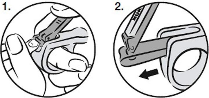 Actual product image NUK Baby nail clippers
