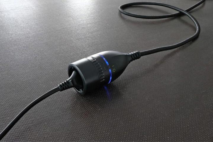 Actual product image Brennenstuhl Extension cable textile cable bw/sw (3 m, CEE 7/3)