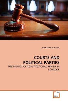 Actual product image Courts And Political Parties (German, Agustin Grijalva, 2010)