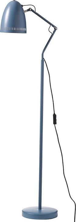 Produktbild Superliving Stehlampe Metall "Dynamo" matt rauchblau (E27)