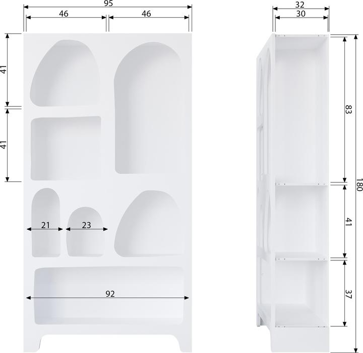 Produktbild Woood Caz (180 x 95 x 32 cm)