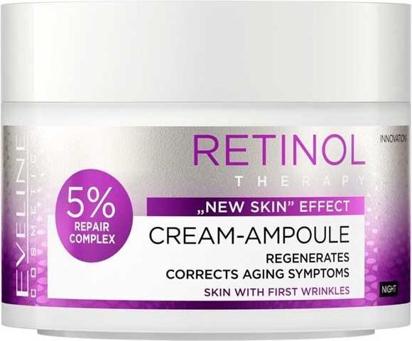 Eveline Cosmetics Retinol Therapy Night Cream 5% Repair Complex New Skin Effect (Körpercreme, 50 ml)