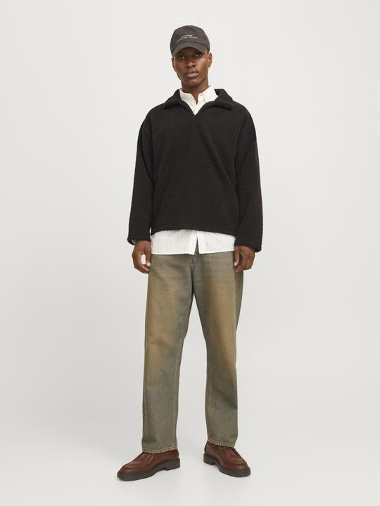 Actual product image Jack & Jones Joravondale Teddy Split Neck Sweat Ln (XL)