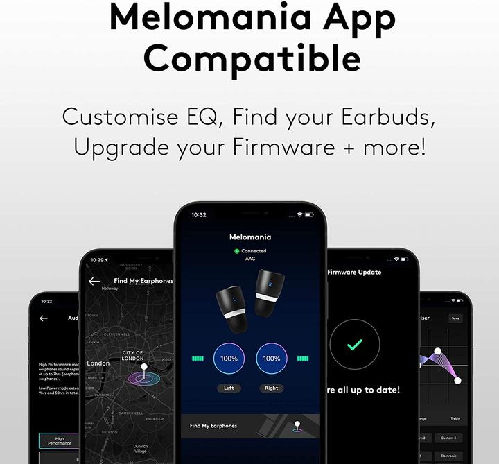 Immagine prodotto Cambridge Audio Auricolari senza fili con custodia di ricarica portatile e controllo dell'app