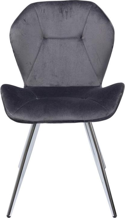 Produktbild Kare Design Stuhl Viva Grau Chrom