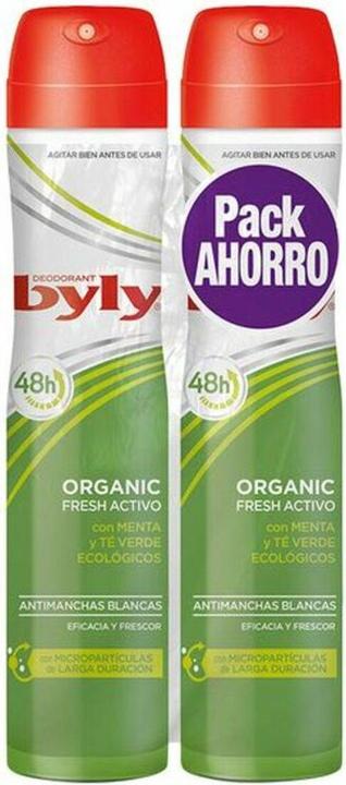 Byly ORGANIC EXTRA FRESH DEO vapo LOTE 2 pz (Spray, 200 ml)