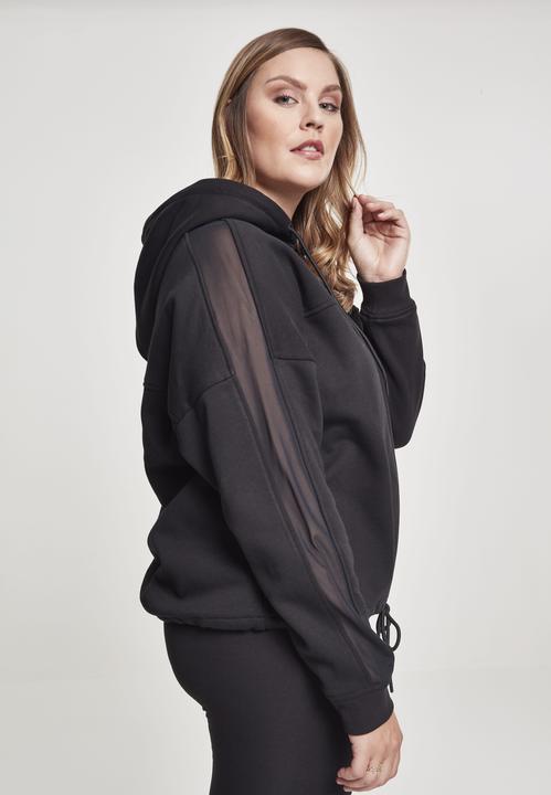 Immagine prodotto Urban Classics Felpa con cappuccio oversize Tech Mesh Inset da donna (XL)