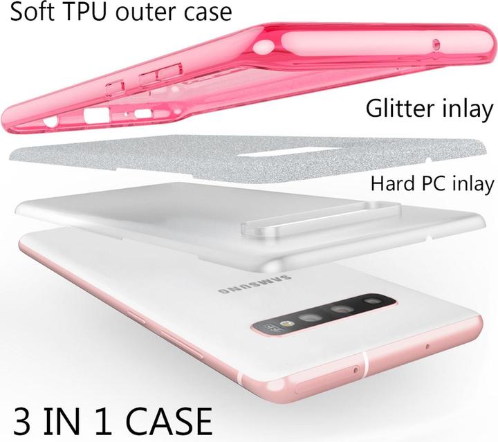 Immagine prodotto Nalia Copertina glitterata (Samsung Galaxy S10+)