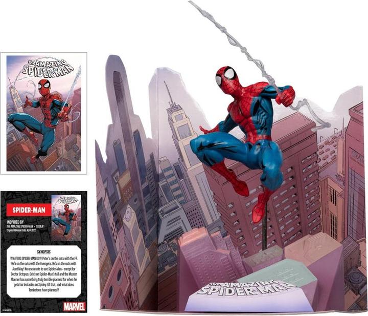 Actual product image McFarlane Marvel Collection PVC Statue 1/10 Spider-Man (The Amazing Spiderman #1) 17 cm