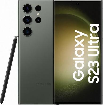 Produktbild Re!commerce Galaxy S23 Ultra 5G (dual sim) (256 GB, Grün, 6.80", 200 Mpx, Dual SIM, C / Gut)