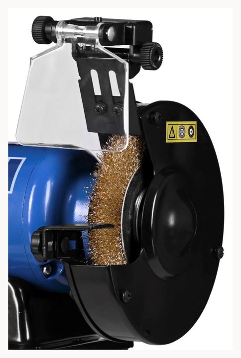 Actual product image Scheppach SM150LB Ponceuse double avec brosse - 230-240V 50Hz 400W - 150mm (Bench grinder, 400 W)