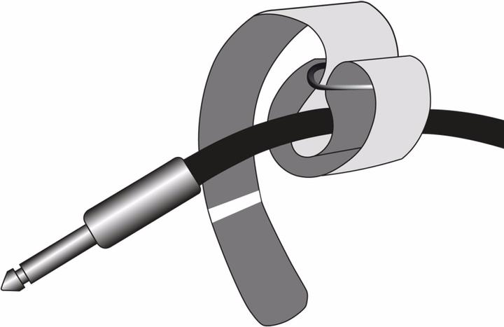 Immagine prodotto Adam Hall VR 4040 BLK fascetta in velcro (Fascette in velcro, 400 mm)