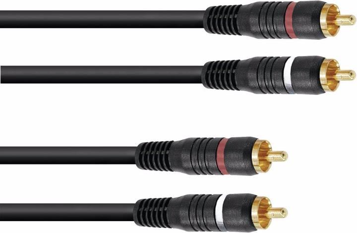 Actual product image Omnitronic Cinch cable 2x2 0,6m (0.60 m, Cinch)