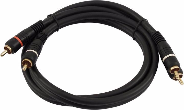 Actual product image Omnitronic Cinch cable 2x2 0,6m (0.60 m, Cinch)