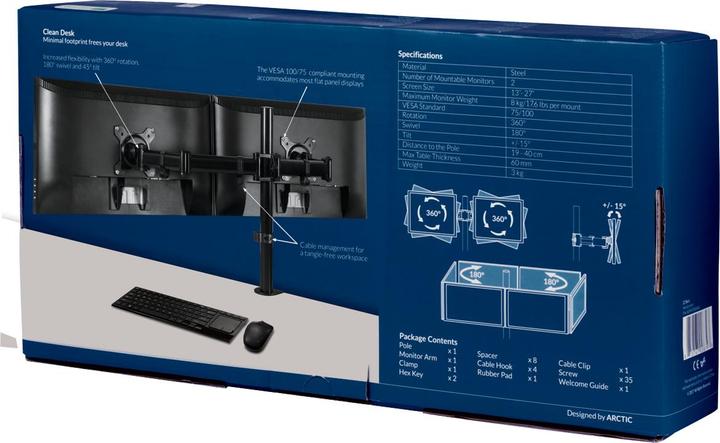 Immagine prodotto Arctic Z2 Basic (Tavolo, 25")