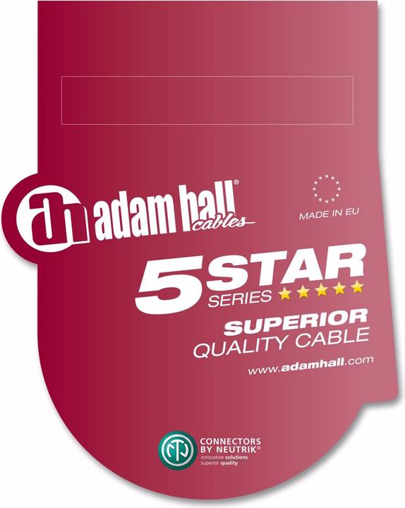 Productafbeelding Adam Hall 5 STAR S215 SS 0200 Luidsprekerkabel (2 m, 3 mm²)