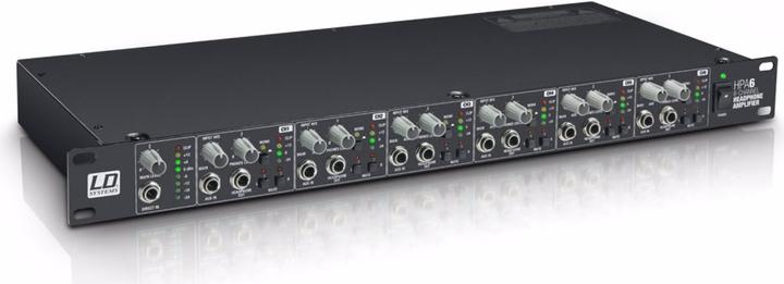 LD Systems Amplificatore per cuffie HPA 6 19