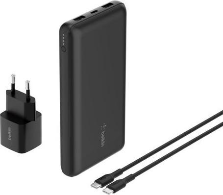Image du produit Belkin BoostCharge Powerbank Set 20.000mAh USB-C Ladeg. BU042kqBK (20000 mAh, 25 W)