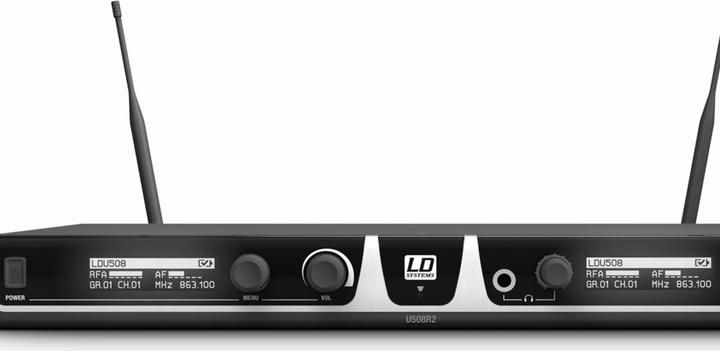 Actual product image LD Systems U508 BPHH 2 Wireless Microphone System