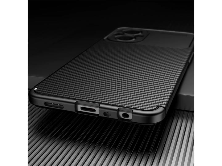 Actual product image Screenguard Oppo Reno8 Lite 5G Hull Carbon Design TPU Case (Oppo Reno 8 Lite 5G)