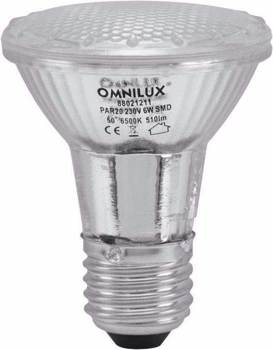 Omnilux PAR-20 230V SMD 6W E-27 LED 6500K (6 W, E27)