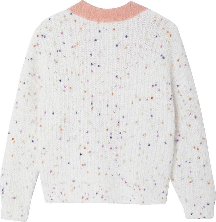 Immagine prodotto Vertbaudet Mädchen Strickjacke mit V-Ausschnitt aus Musterstrick (140)
