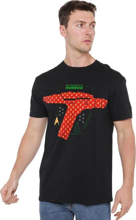 Produktbild Star Trek: The Original Series Phaser Set To Humbug TShirt weihnachtliches Design (4XL)