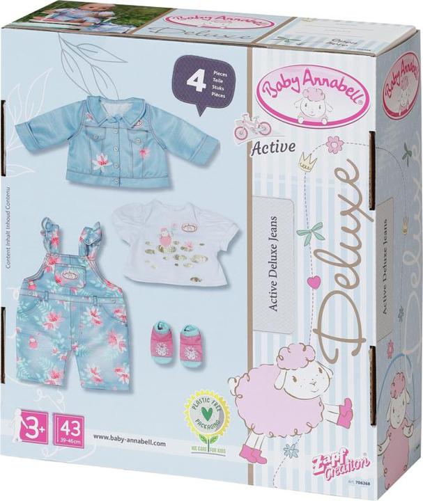 Produktbild Baby Annabell Active Deluxe Jeans, 43 cm