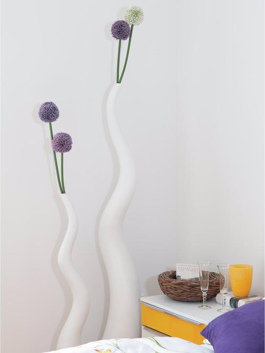 Productafbeelding Europalms Design vaas WAVE-150, wit (1 x)