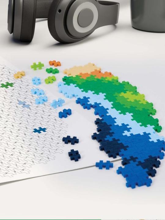 Image du produit Plus-Plus Puzzle By Number Earth 800pcs - (3914) (800 pièces)