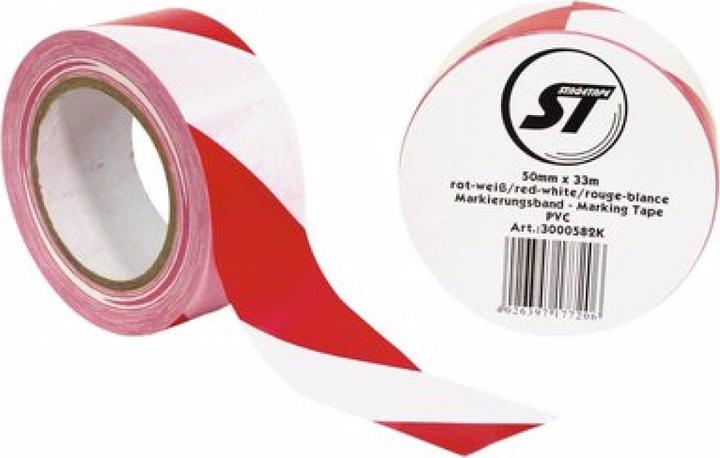 Produktbild Accessory Markierungsband PVC rot/weiss