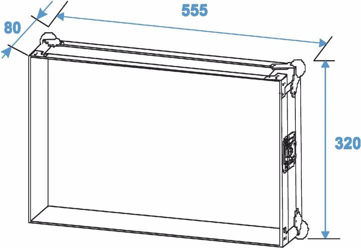 Actual product image Roadinger Rack professional 6U 45cm (19" Case)