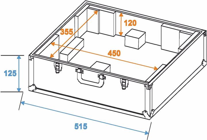 Produktbild Roadinger Plattenspieler-Case schwarz -S- (Universal)