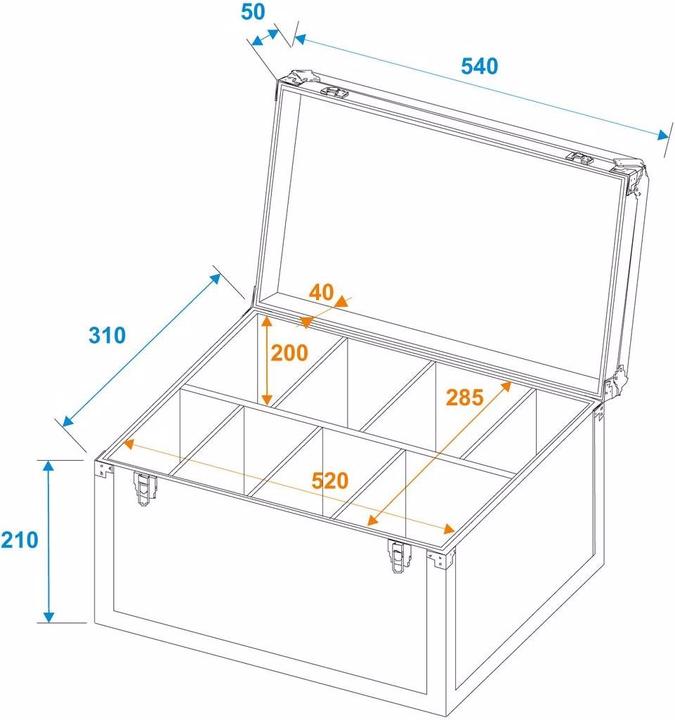Actual product image Roadinger TDV-1 universal case (Universal)