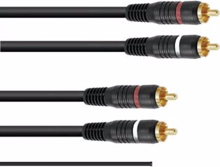 Actual product image Omnitronic Cinch cable 2x2 ground 1.5m (1.50 m, Cinch)