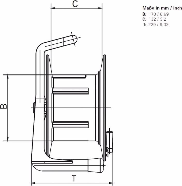 Produktbild Schill Kabeltrommel GT 310.SO (S/FTP, CAT6a, 90 m)