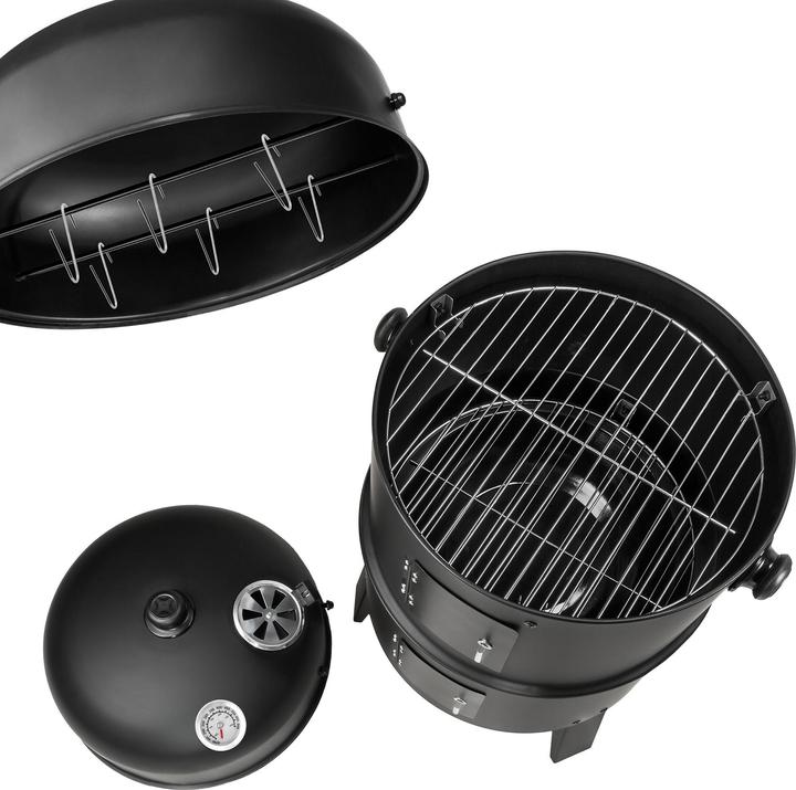 Image du produit tectake Barbecue 3 en 1 (37 cm)