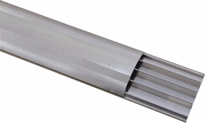 Image du produit Eurolite Goulotte de sol 75mm de large argent 2m (Pont de câbles, 200 cm)
