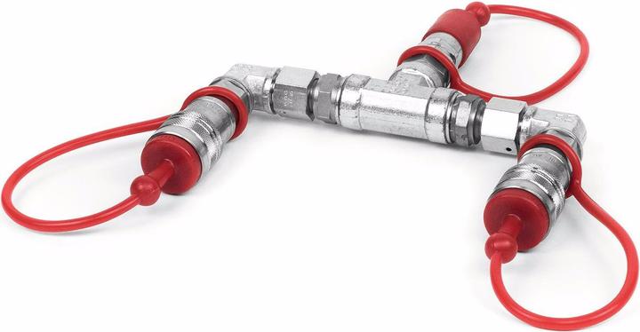 Actual product image TCM CO2 splitter (2 CO2 jets on 1 CO2 bottle)