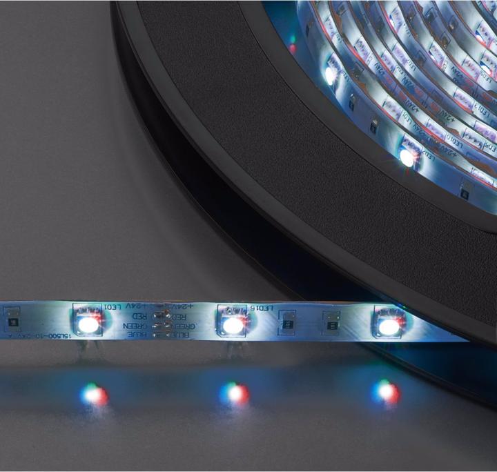 Monacor Flexibler LED-Streifen, 24V, RGB, Outdoor IP65 (1000 cm, Extérieur)