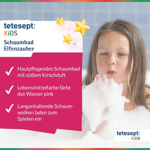 Image du produit Tetesept Bain moussant Kids Magie des fées (40 ml, Bain moussant)