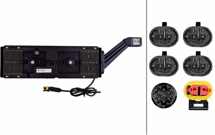 Actual product image Hella Left-hand tail light LED surface-mounted indicator Sweeping