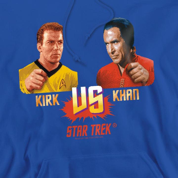 Immagine prodotto Kirk Vs Khan Felpa con Cappuccio Uomo (L)