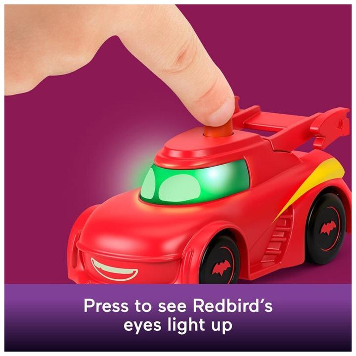 Actual product image Fisher-Price Batwheels Lichteffekt Rennautos - Redbird & Friend