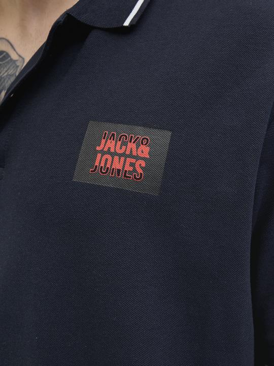Produktbild Jack & Jones Plus Size Gedruckt Poloshirt Poloshirt (4XL)