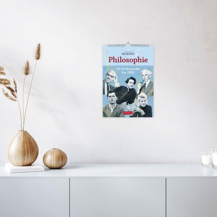 Actual product image Harenberg DIE ZEIT Philosophie Wochen-Kulturkalender 2026 - 53 Denkanstösse für 2026 (German)