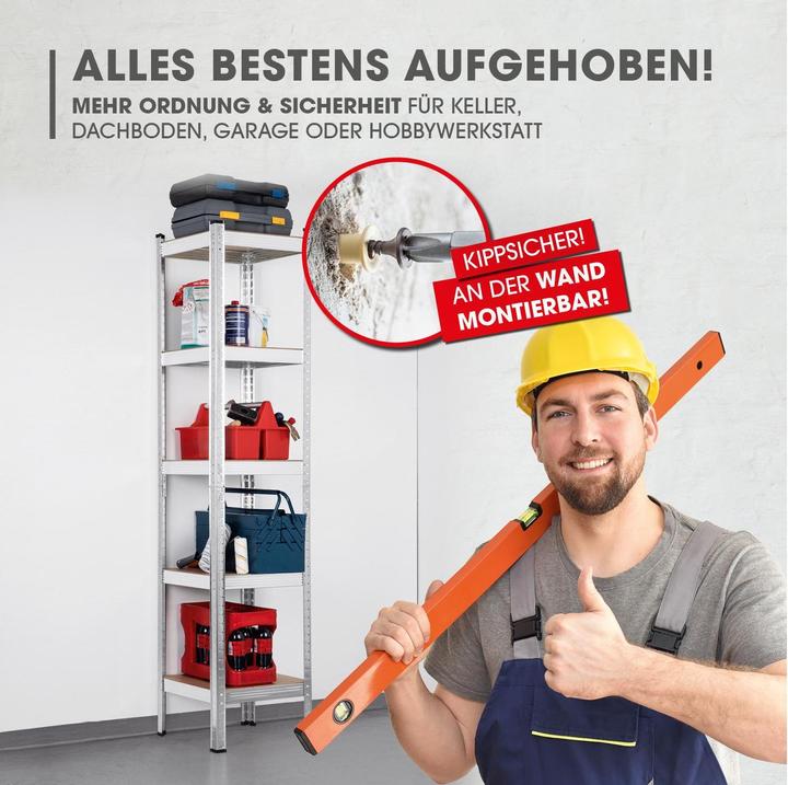 Produktbild Easymaxx Schwerlastregal
