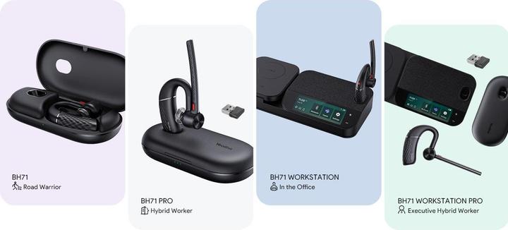 Image du produit Yealink BH71-WORKSTATION-PRO Casque et écouteurs intra-auriculaires sans fil (Sans fil, USB-A)