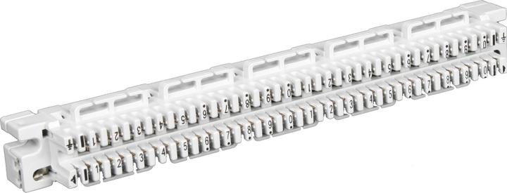 Cobinet 102250 Réglette de raccordement LSA 1/20 à 20DA pour fixation par vis, grand modèle