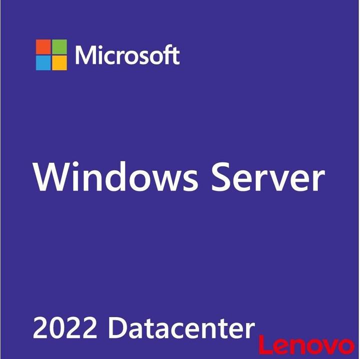 Produktbild Lenovo Windows Server 2022 Datacenter 16 Core, ML ROK (16 User, unbegrenzt)